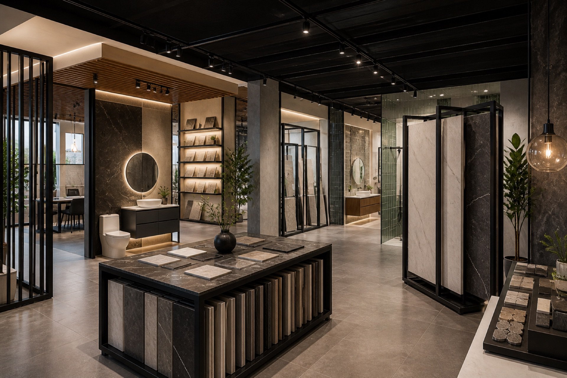 Showroom comercial fabricado por Stelium Koncept — proyecto 4